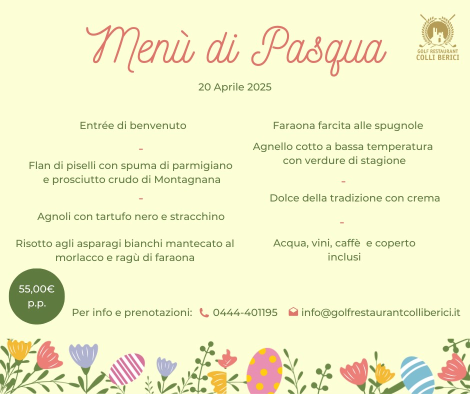 Pranzo di Pasqua 2025
